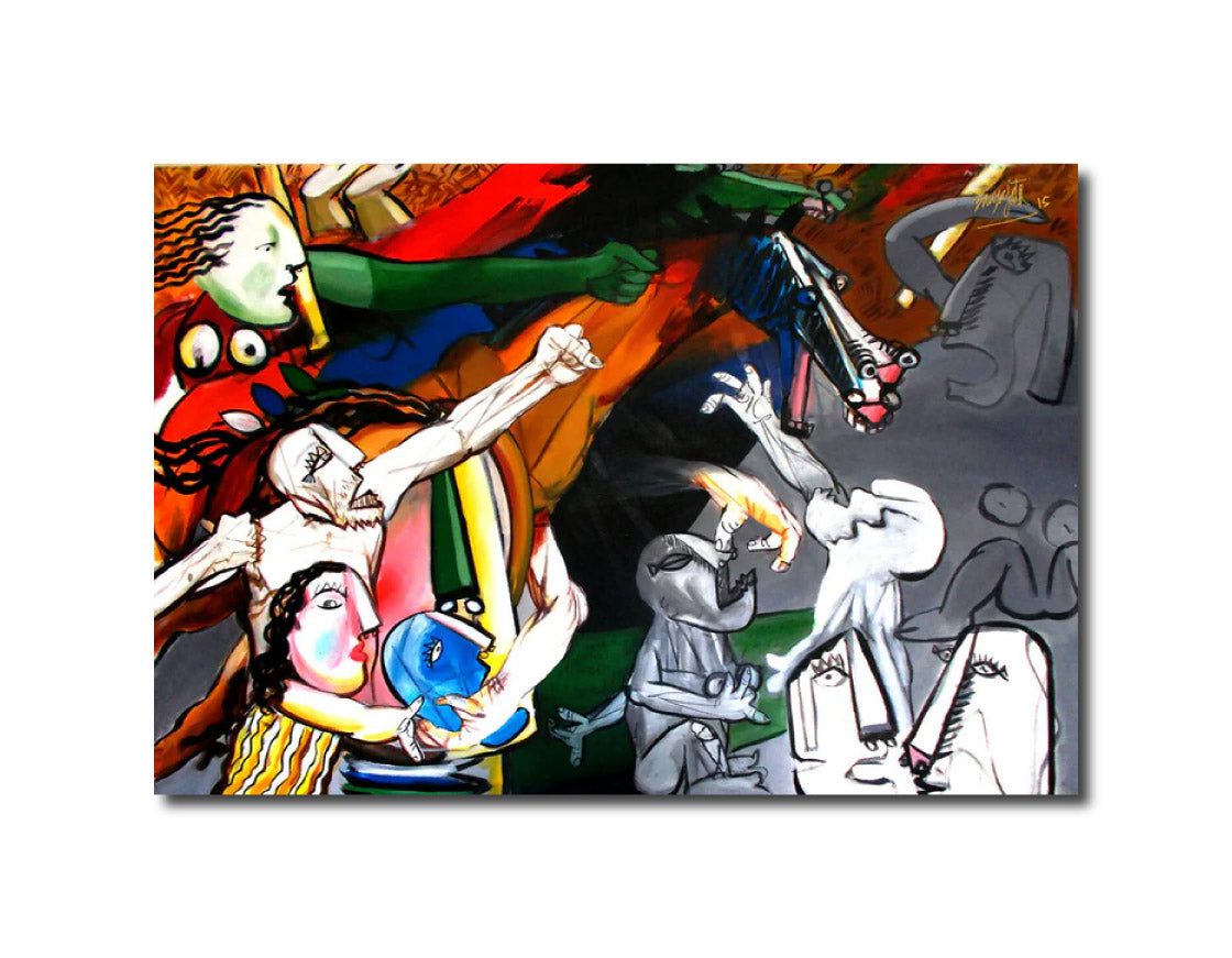 Acrylic Contemporary Figurative Movement SOURAJATA