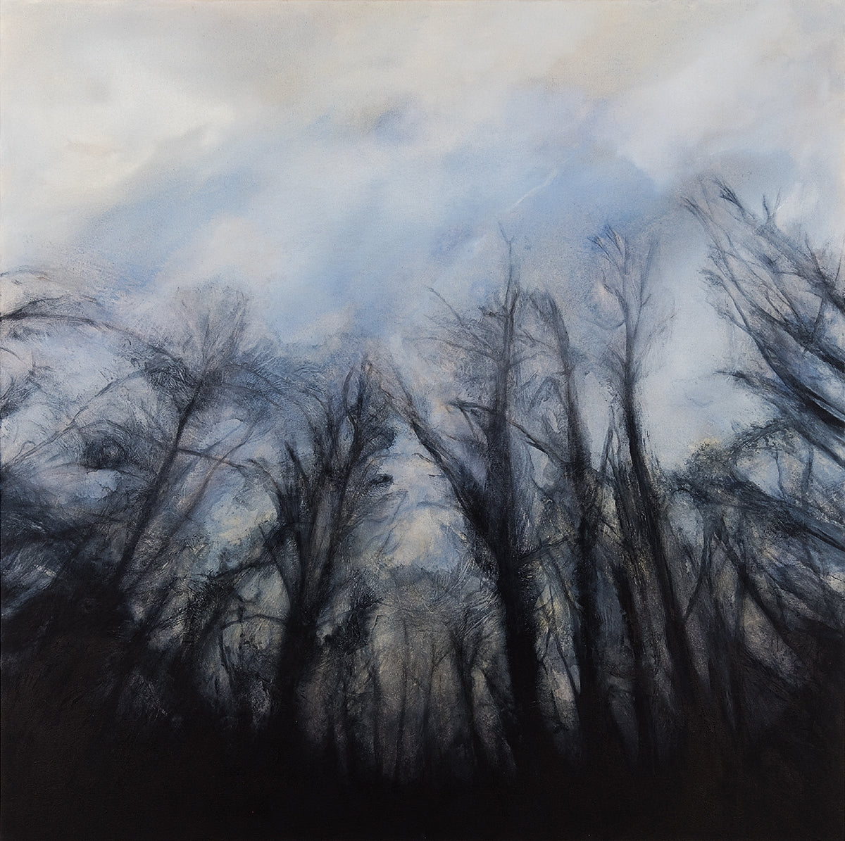 Painting 'TREES AND MOVING SKY' Susanne Meier zu Eissen-Rau