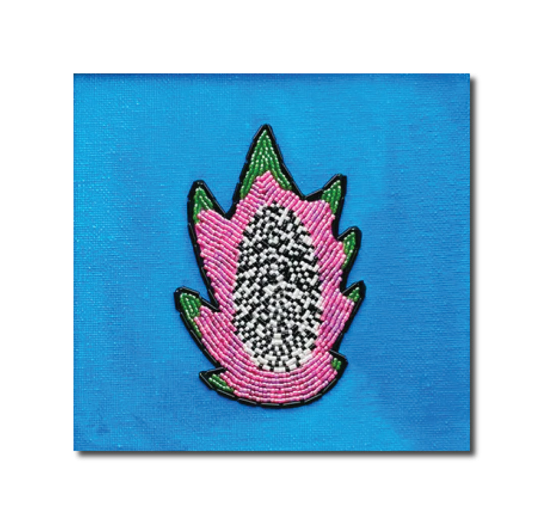 Art Contemporary Mixed Media Pop Art Dazzling Dragon Fruit Jovanitha