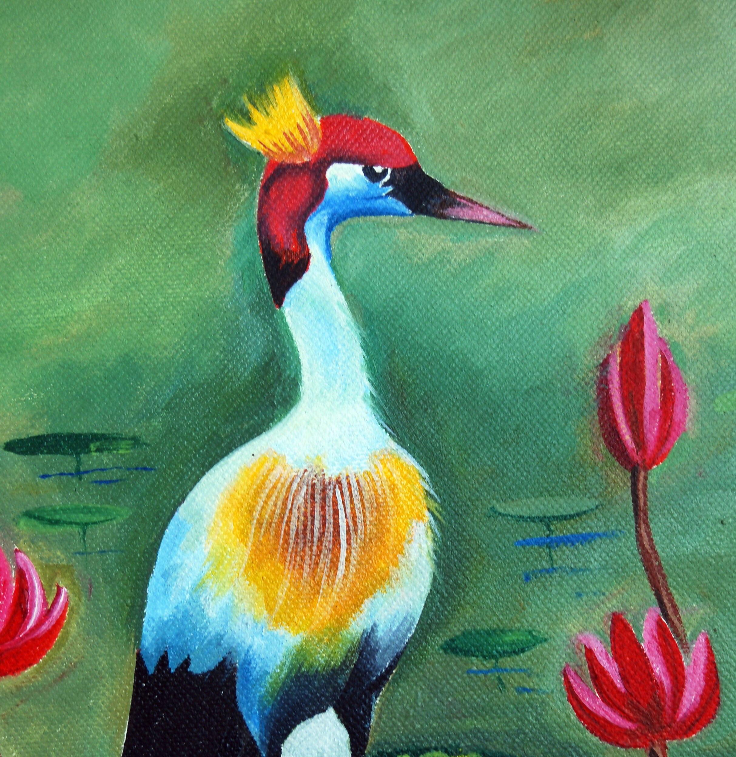 Landscape Oil AMID THE BLOOM V. RAGUNATH