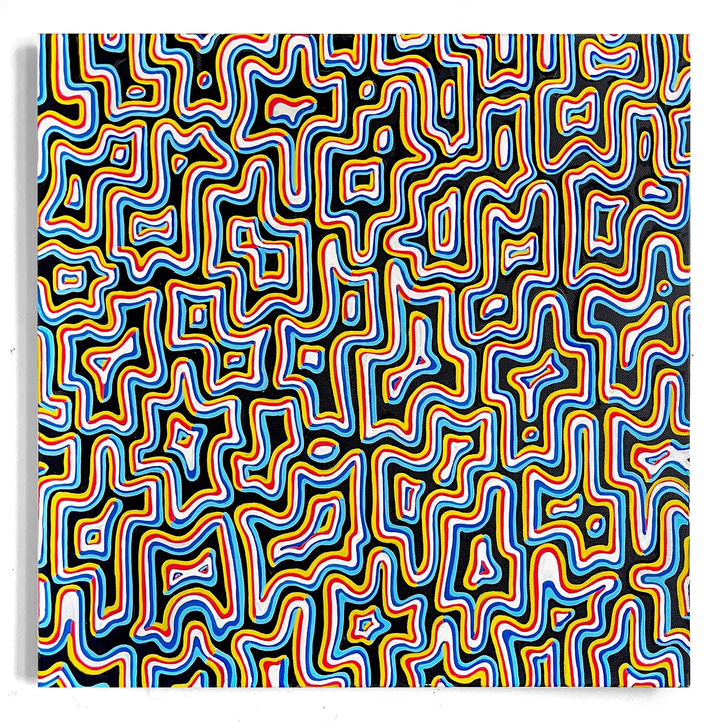 Abstract Painting 'MIDNIGHT VIBRATIONS' Yigsy Magaly