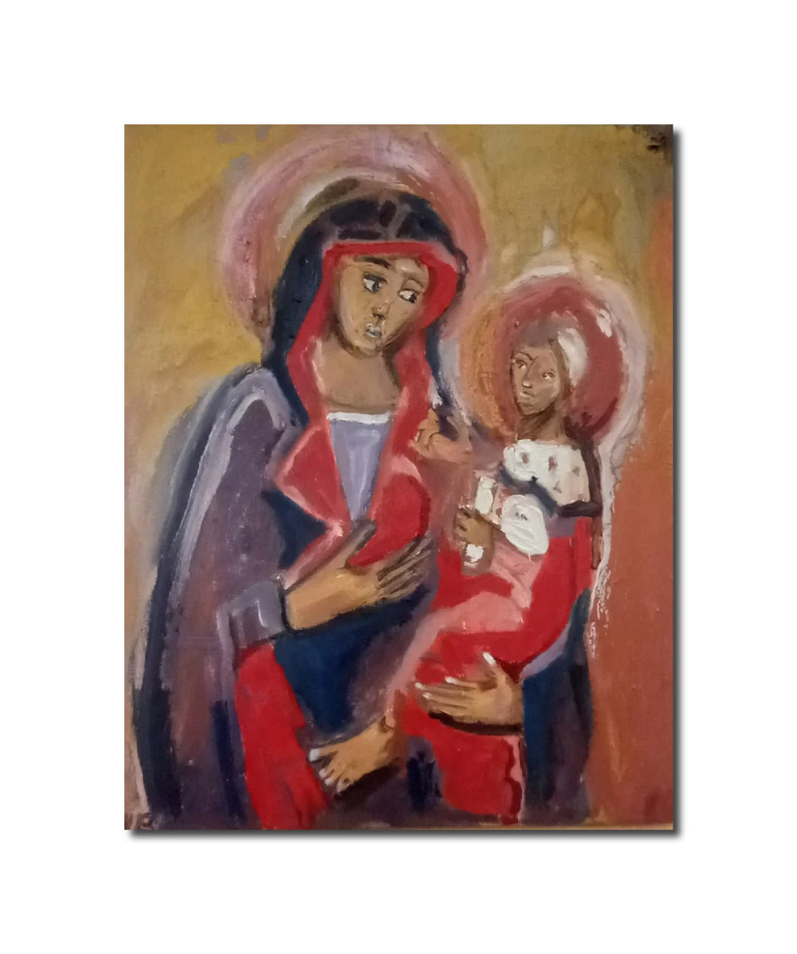 Garnet Virgin and Child Translation Mernie Baker
