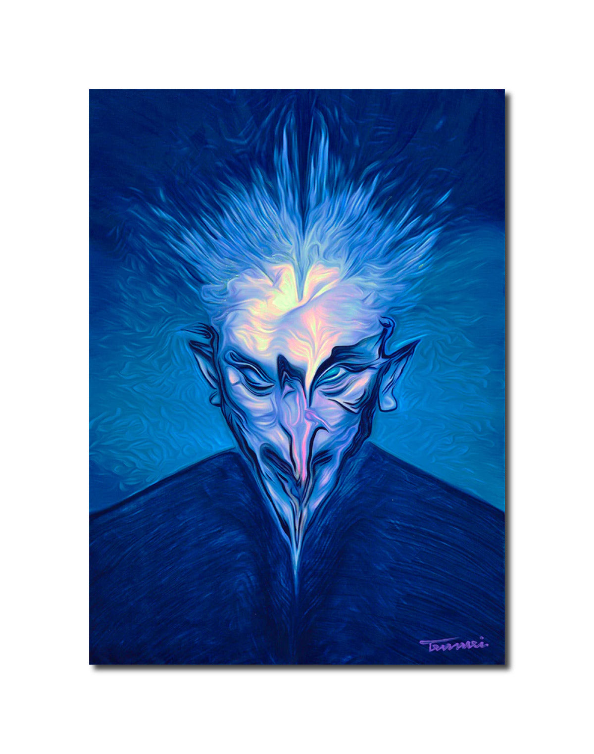 Garnet ”Farewell, Ego” Piercing Blue Eyes Tenmei Photo Factory Store