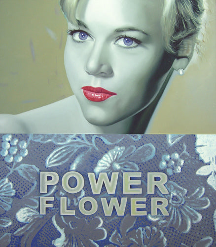 Contemporary 'POWER FLOWER' - Oil on Canvas Jan Bollaert