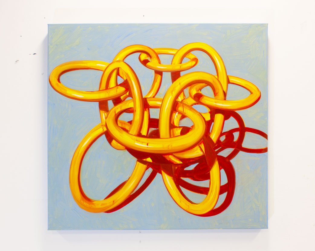 Abstract Contemporary Oil 'CIRCULAR DREAMS' - Oil on Canvas Adam Smith