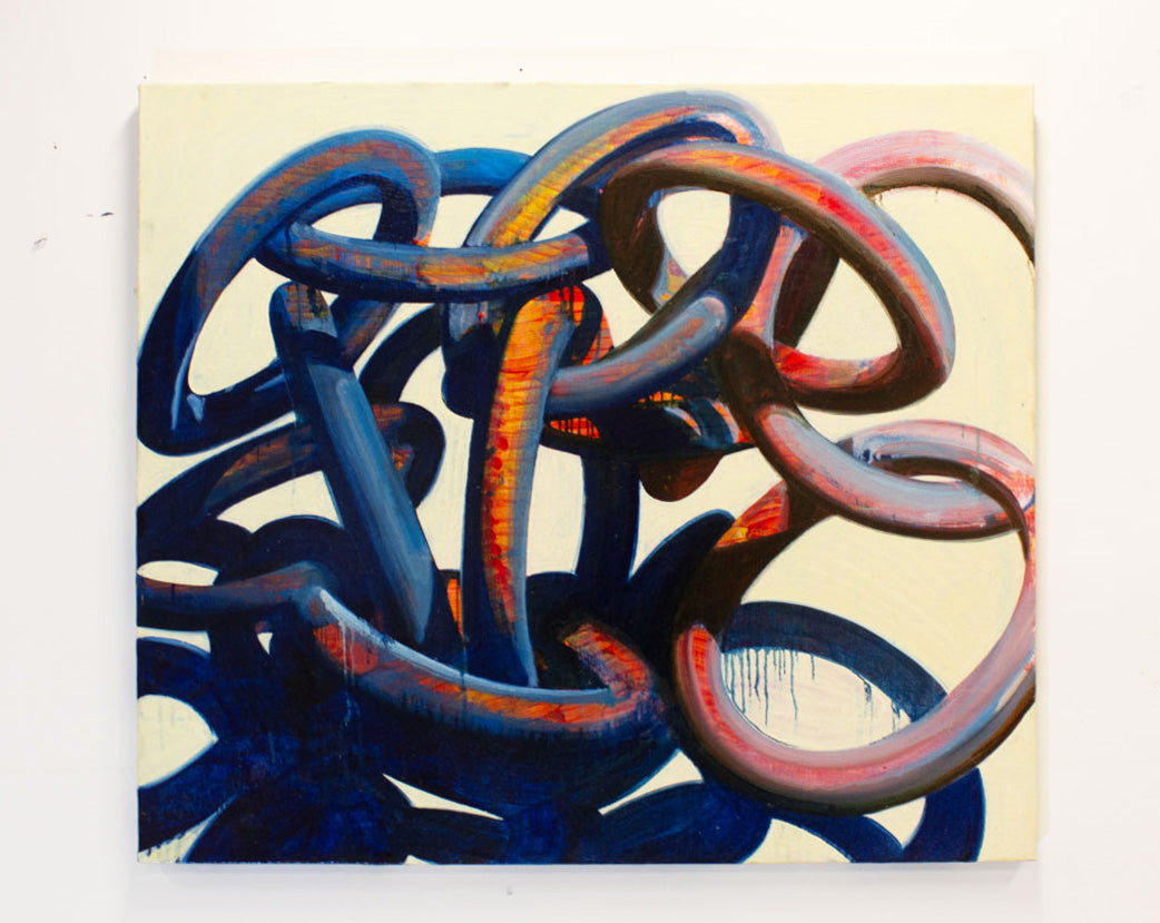 Abstract Contemporary Oil 'UNTITLED' - Oil on Canvas Adam Smith
