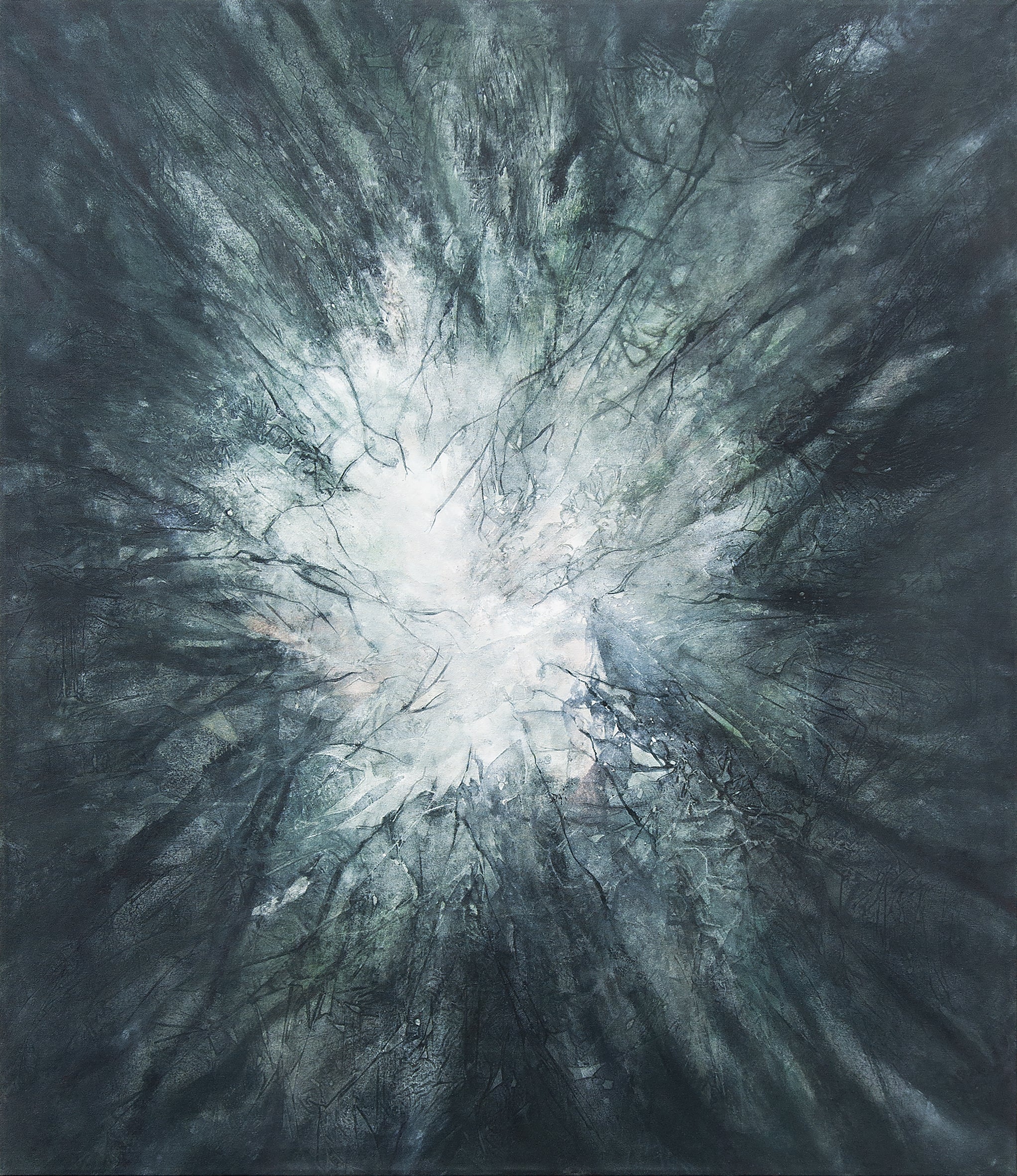 Painting 'KÖNIGSHÖHE FOREST' Susanne Meier zu Eissen-Rau