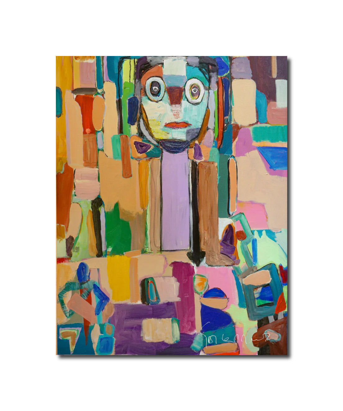 Abstract Acrylic Art Contemporary Expressionist Adapted culture 104 Geert Lemmers