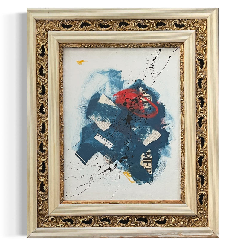 Abstract 'MERIT' - Mixed Media Abstract Sam Lewis