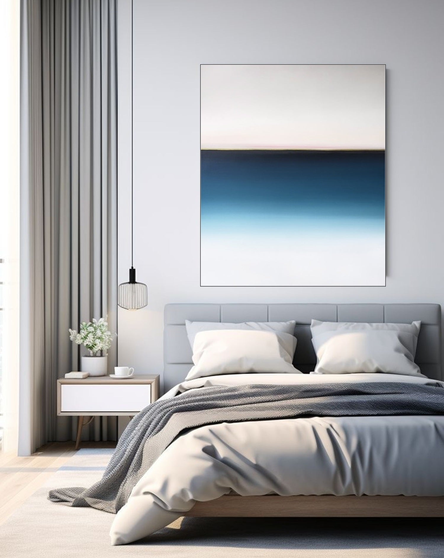 Horizon of Emotions Seascape Painting Larissa Uvarova