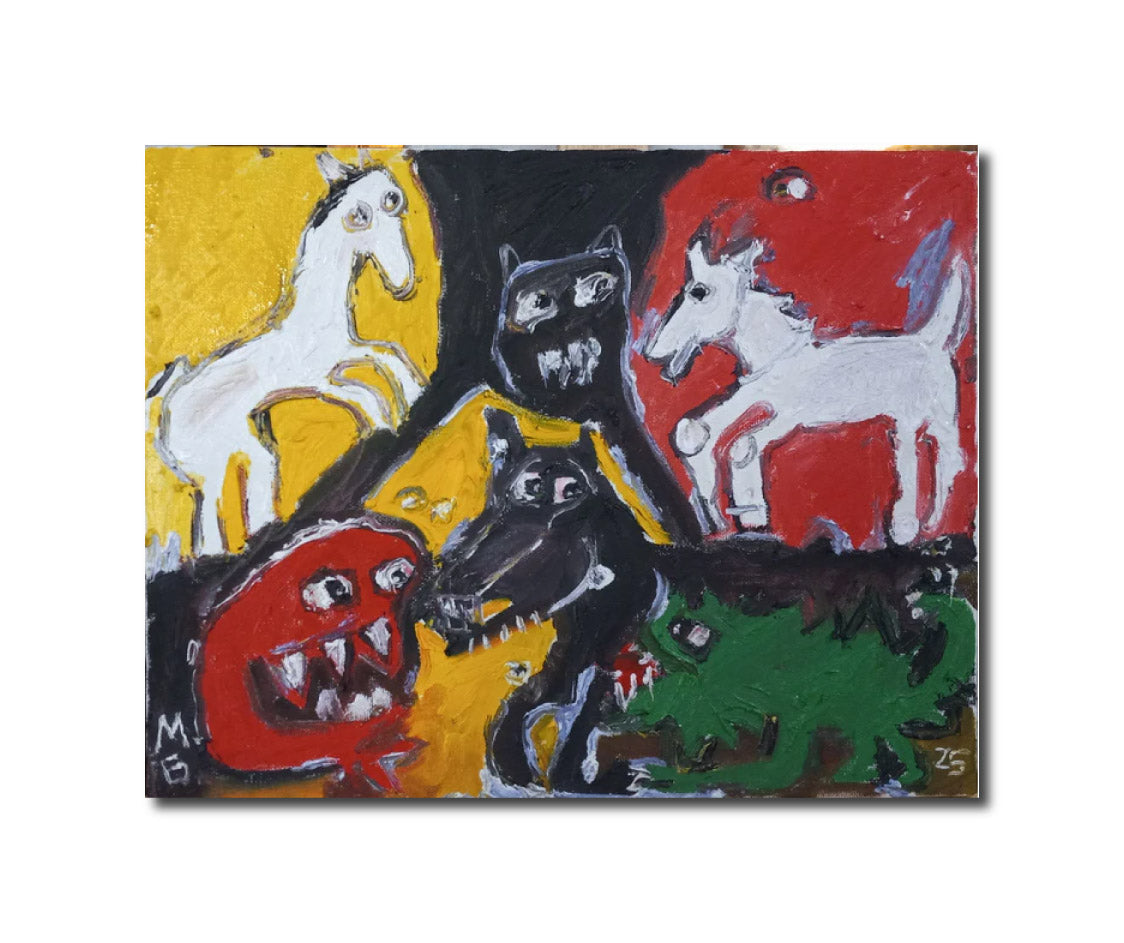 Garnet Monsters And Horses Mernie Baker