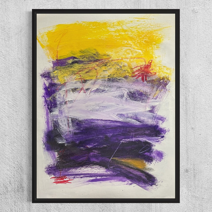 Abstract Mixed Media Painting 'PERPETUAL PURPOSE' - Mixed Media Abstract Art Painting Sam Lewis