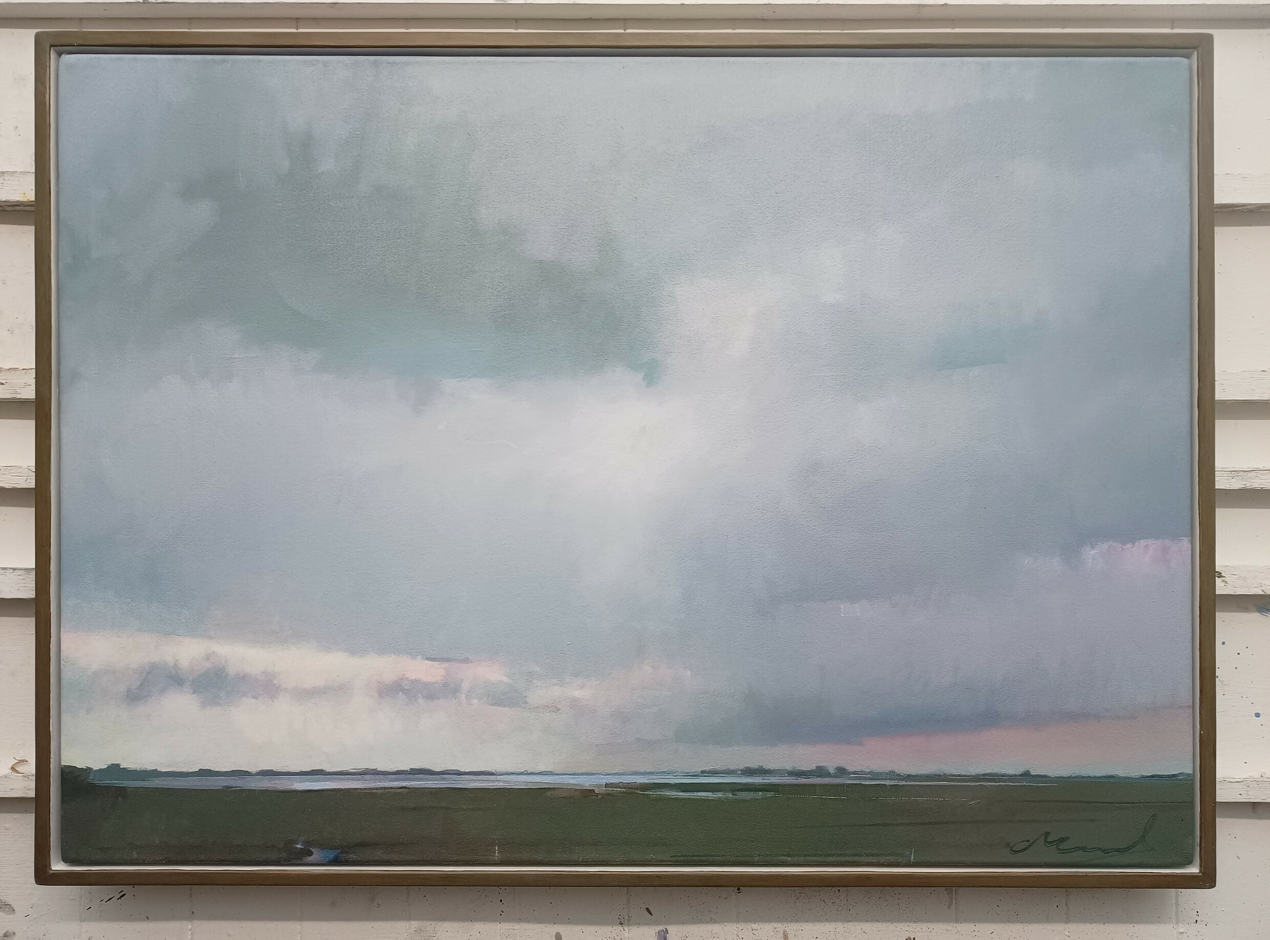 Art Landscape Oil Painting Seascape Towards the Sea Chris Macauley