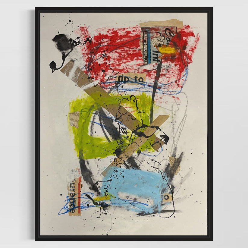 Abstract 'AVENUE' - Mixed Media Sam Lewis