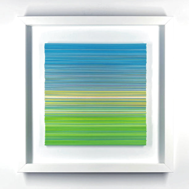 '... AND BREATH' - Hand-cut strips of card stock David Dunleavy