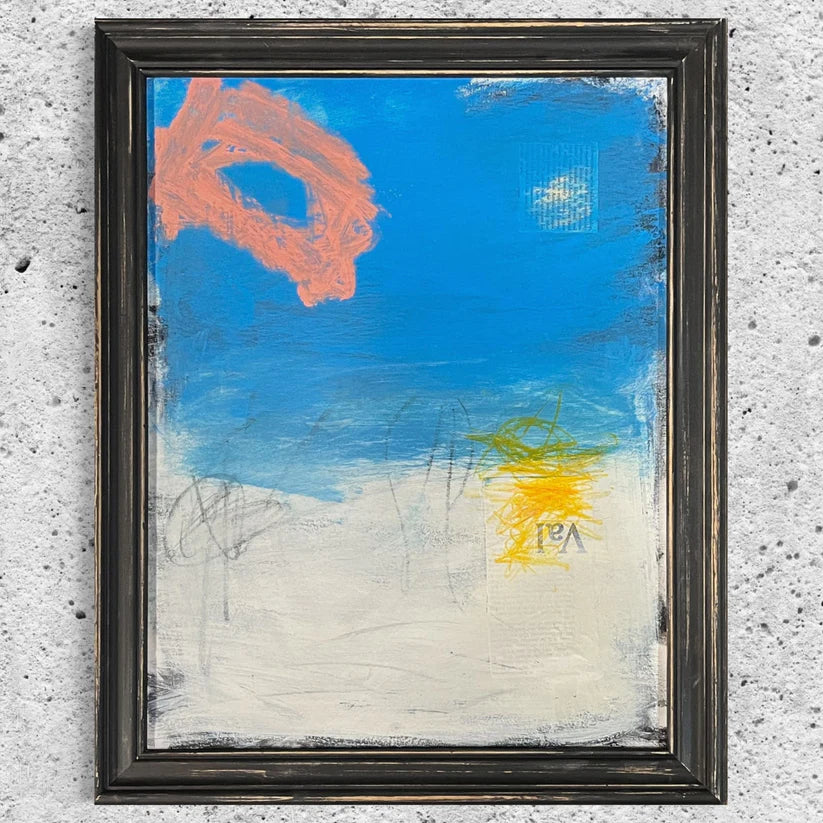 Abstract Mixed Media Painting 'AIR HYPOTHESIS' - Mixed Media Abstract Art Painting Sam Lewis