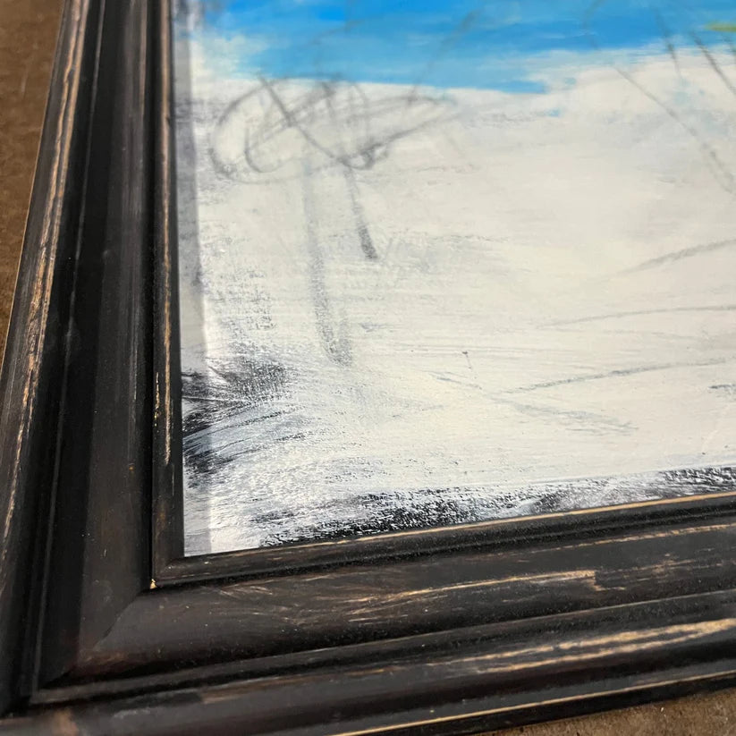 Abstract Mixed Media Painting 'AIR HYPOTHESIS' - Mixed Media Abstract Art Painting Sam Lewis