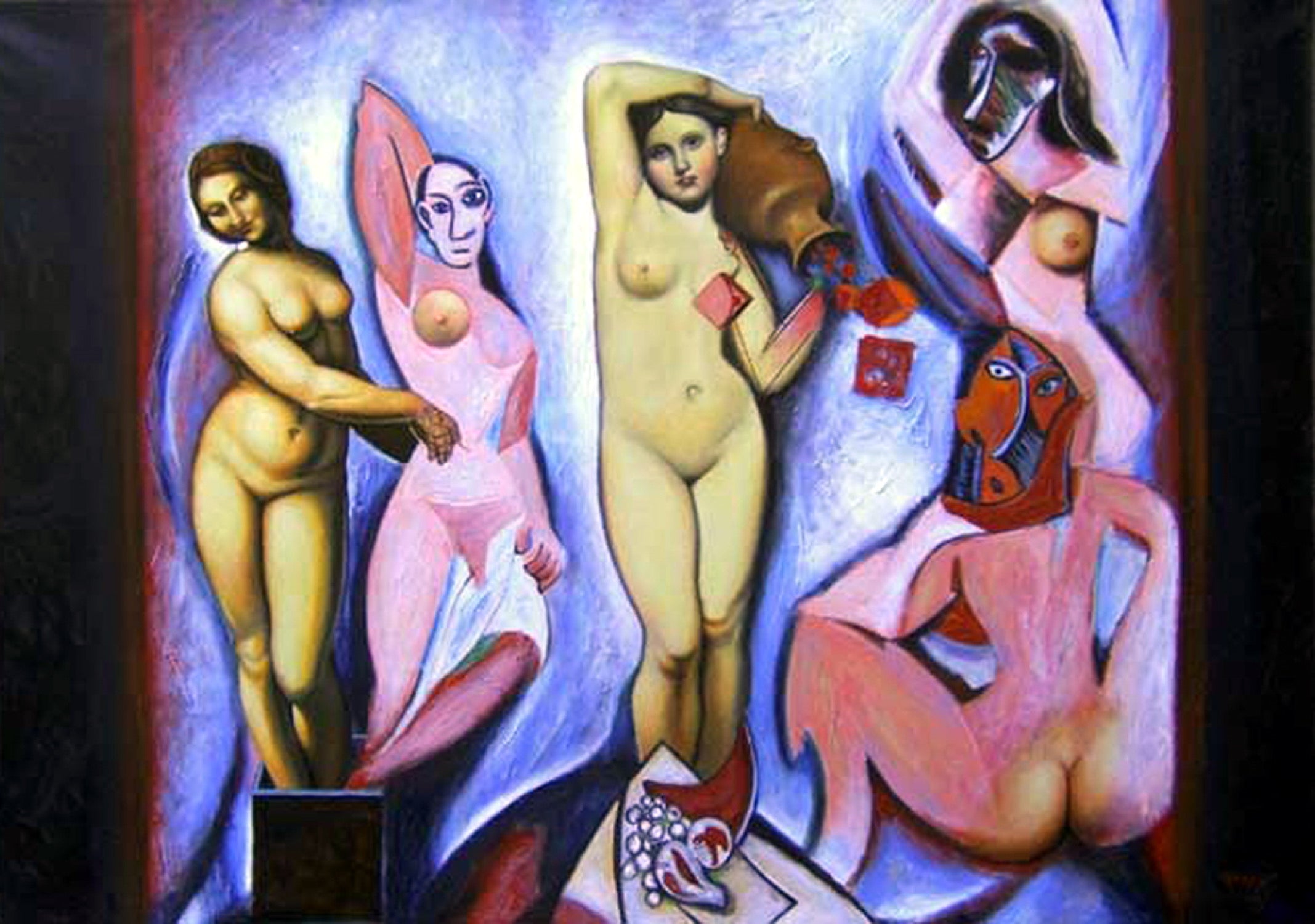 Acrylic 'REINCARNATION - METAMORPHOSES' - Acrylic on Canvas Aldéhy