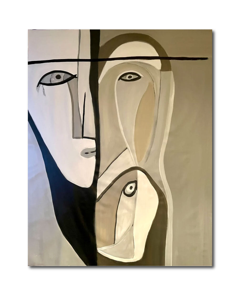 Acrylic 'BOTH OF US' - Acrylic on Canvas John Bacon