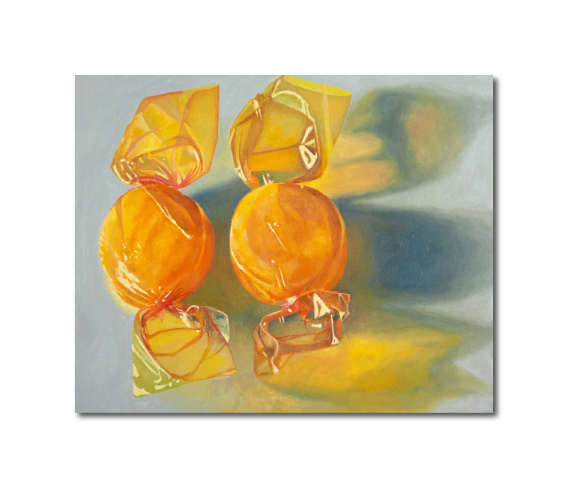 Contemporary Oil 'BUTTERSCOTCH SIDE LIT' Douglas Newton