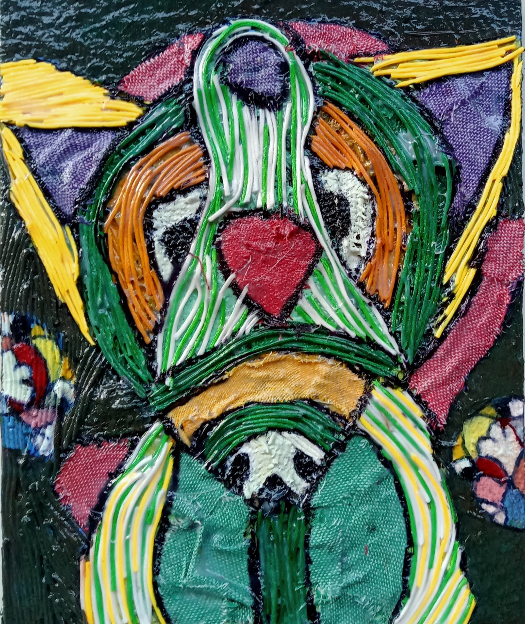 'BIG EAR' - Mixed Medium on Canvas Antonius Kho