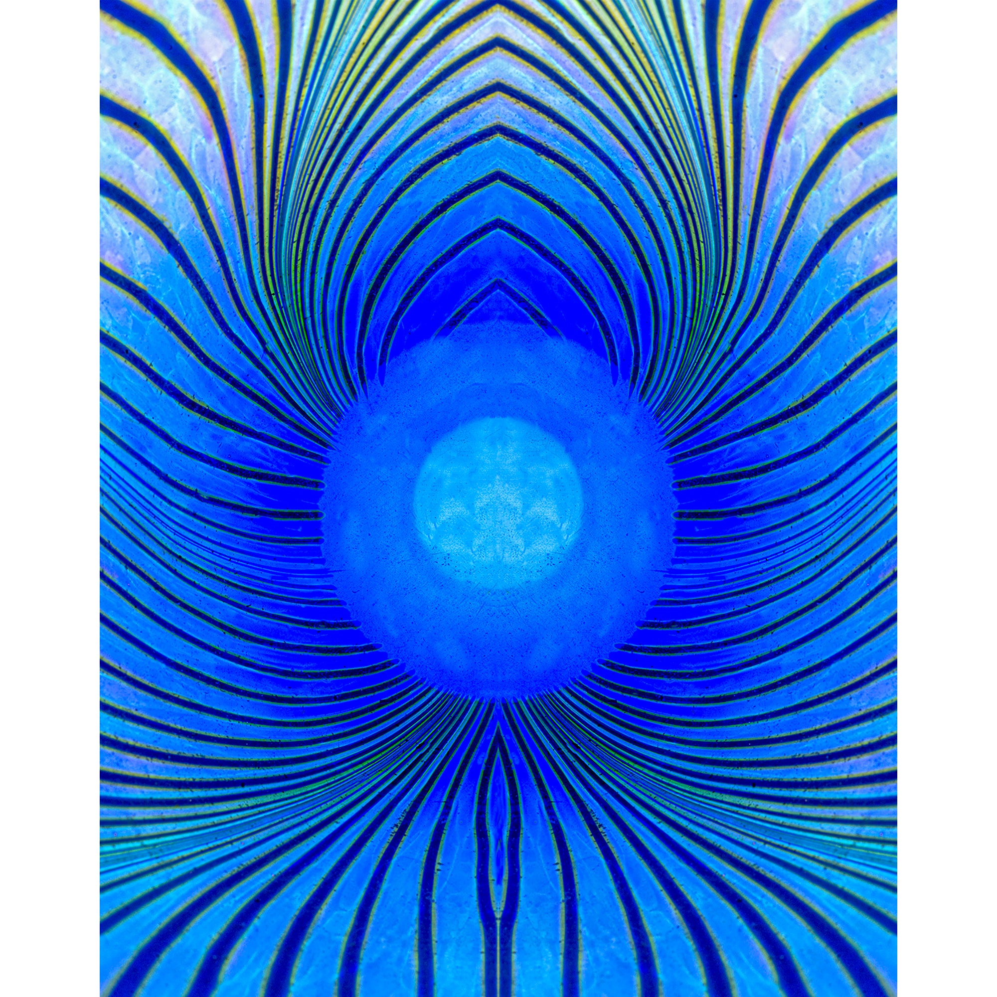 Abstract photography 'BLUE TWIST' - Digital Photo Allan Baillie