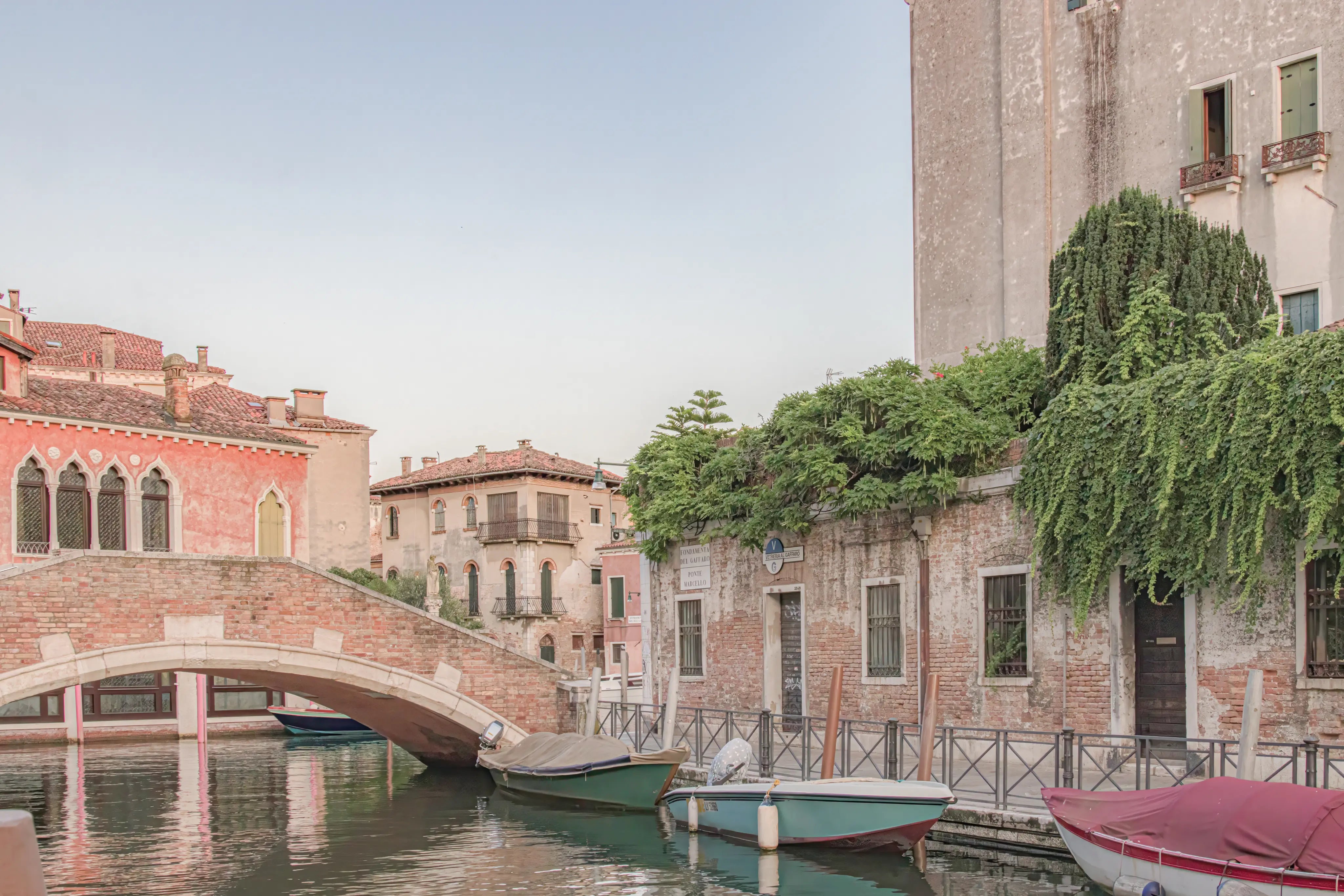 photography Prints 'BOATS ON THE VENETIAN CANAL' Erin Rudzinski