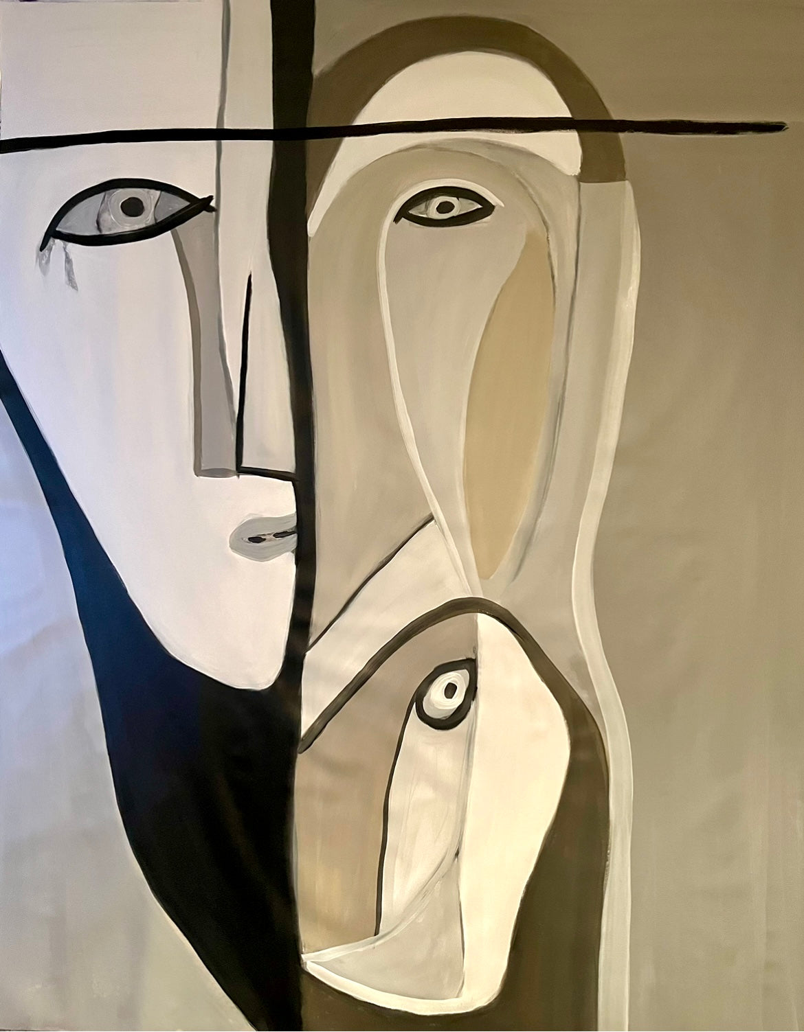 Acrylic 'BOTH OF US' - Acrylic on Canvas John Bacon