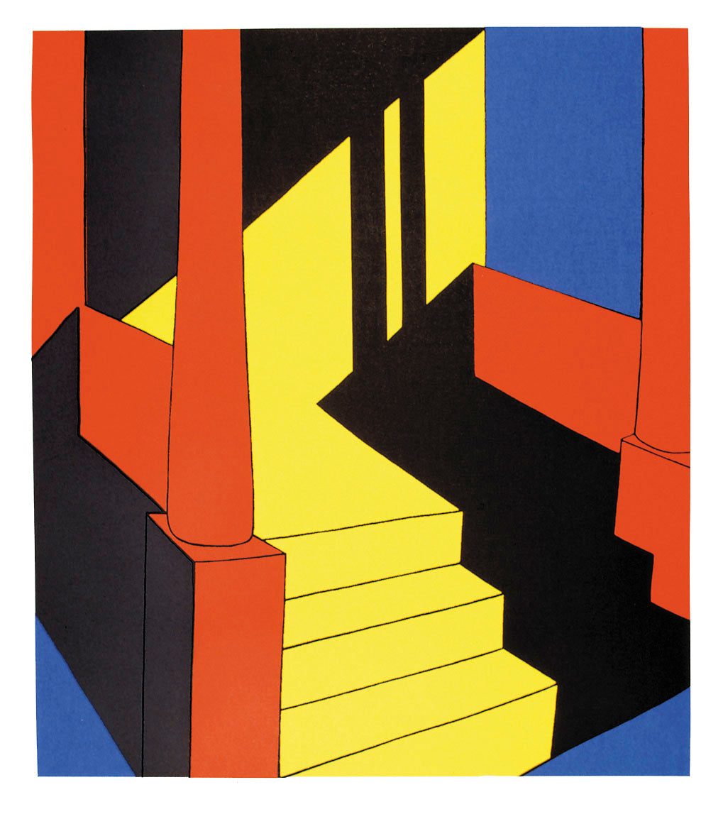 Abstract Screenprint 'BRIGHT DAY' - Screenprint on 300gsm Matt Archival Paper Katherine Lubar