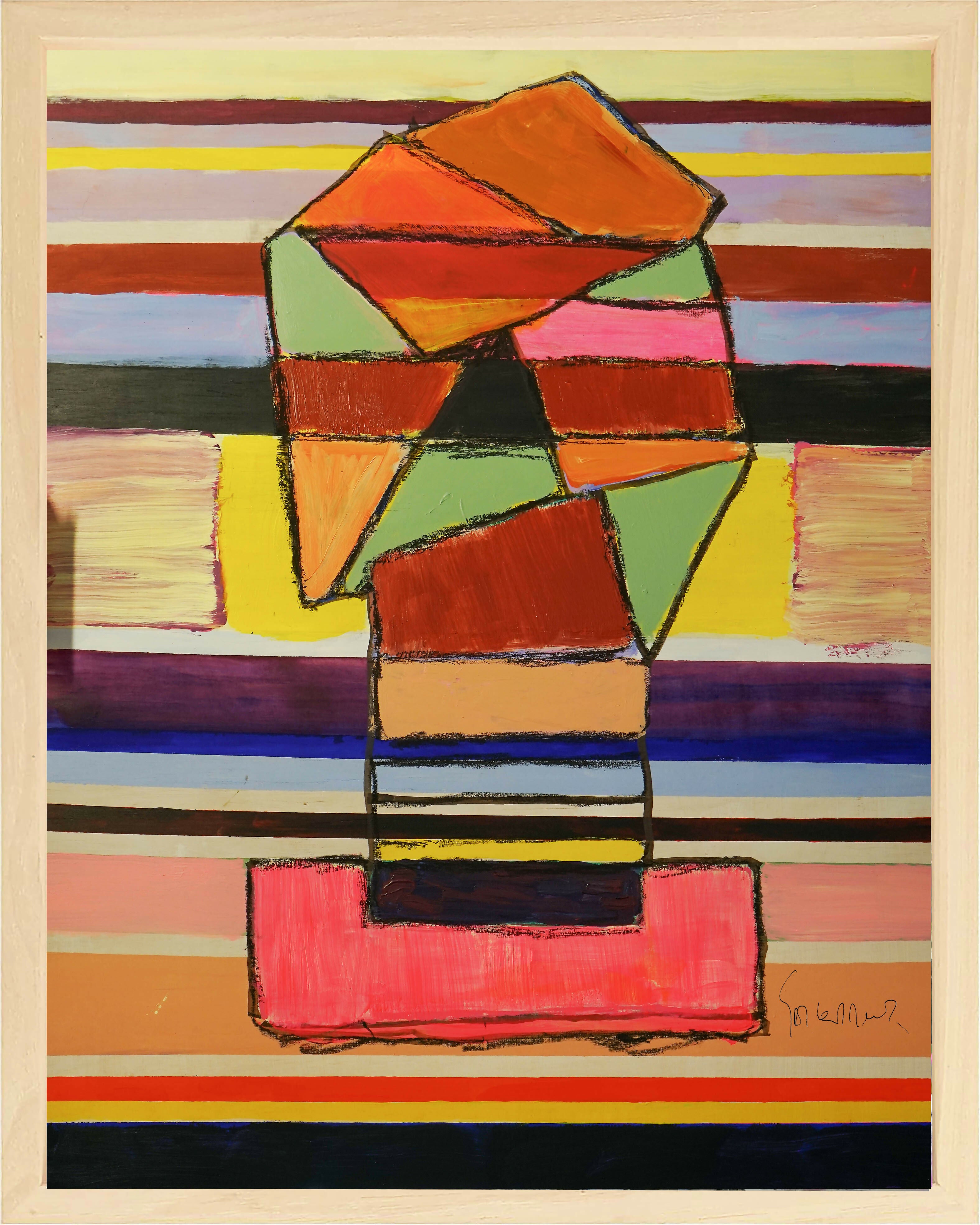 Abstract Acrylic Art Contemporary Liberation of the mind 325 Geert Lemmers