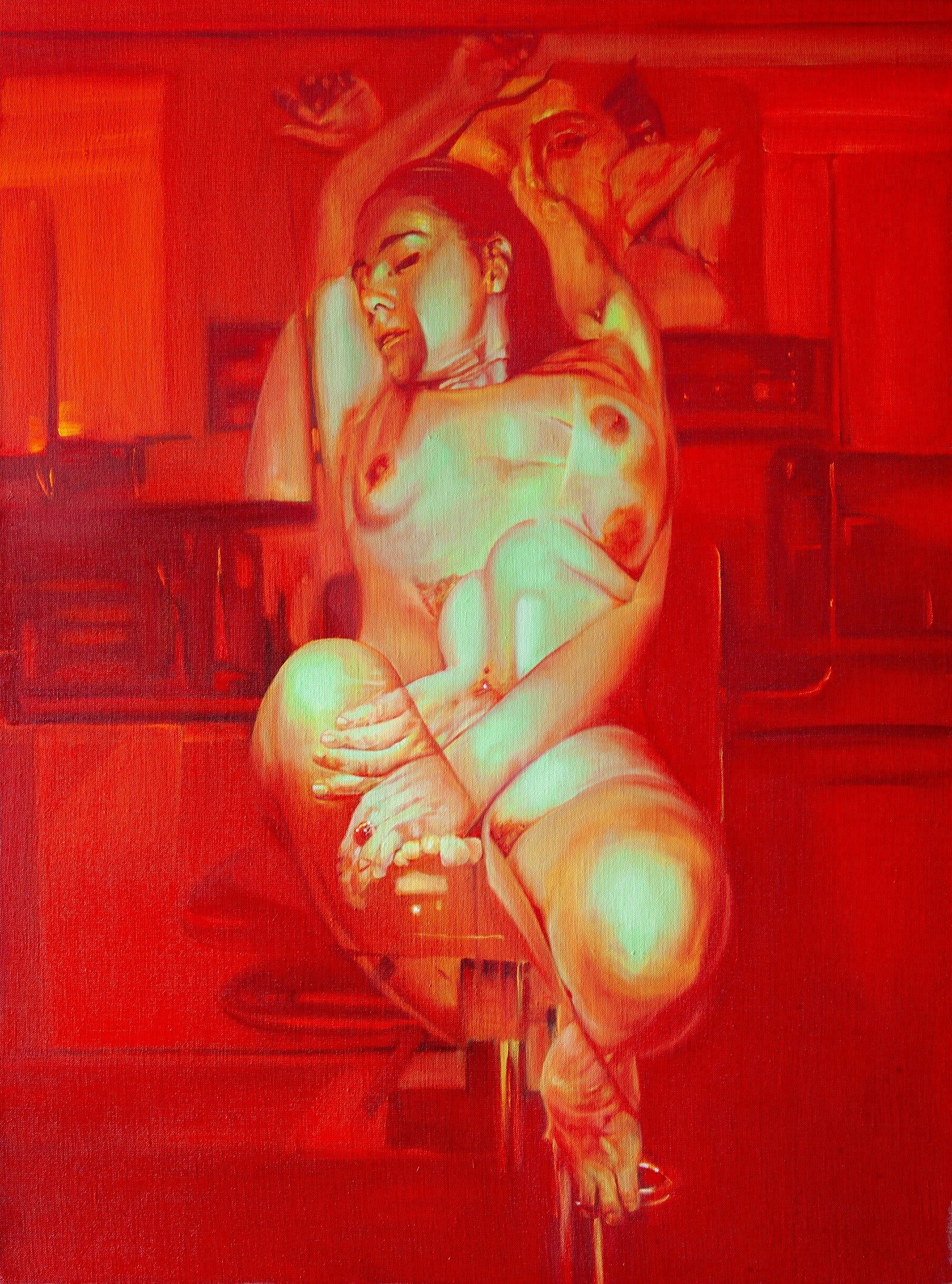 Figurative 'CHAIR NO. 7' - Oil on Linen Gregory Malphurs
