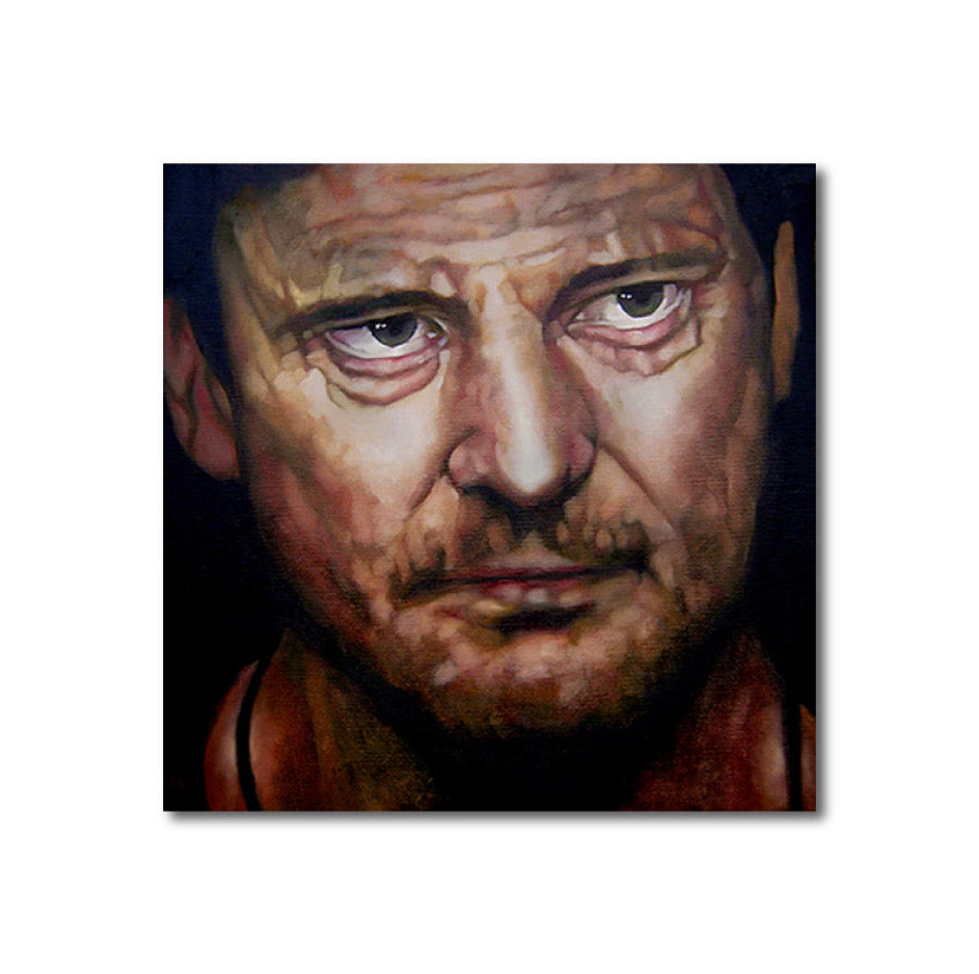 Figurative Oil Painting 'COLIN FIRTH' Jan Bollaert