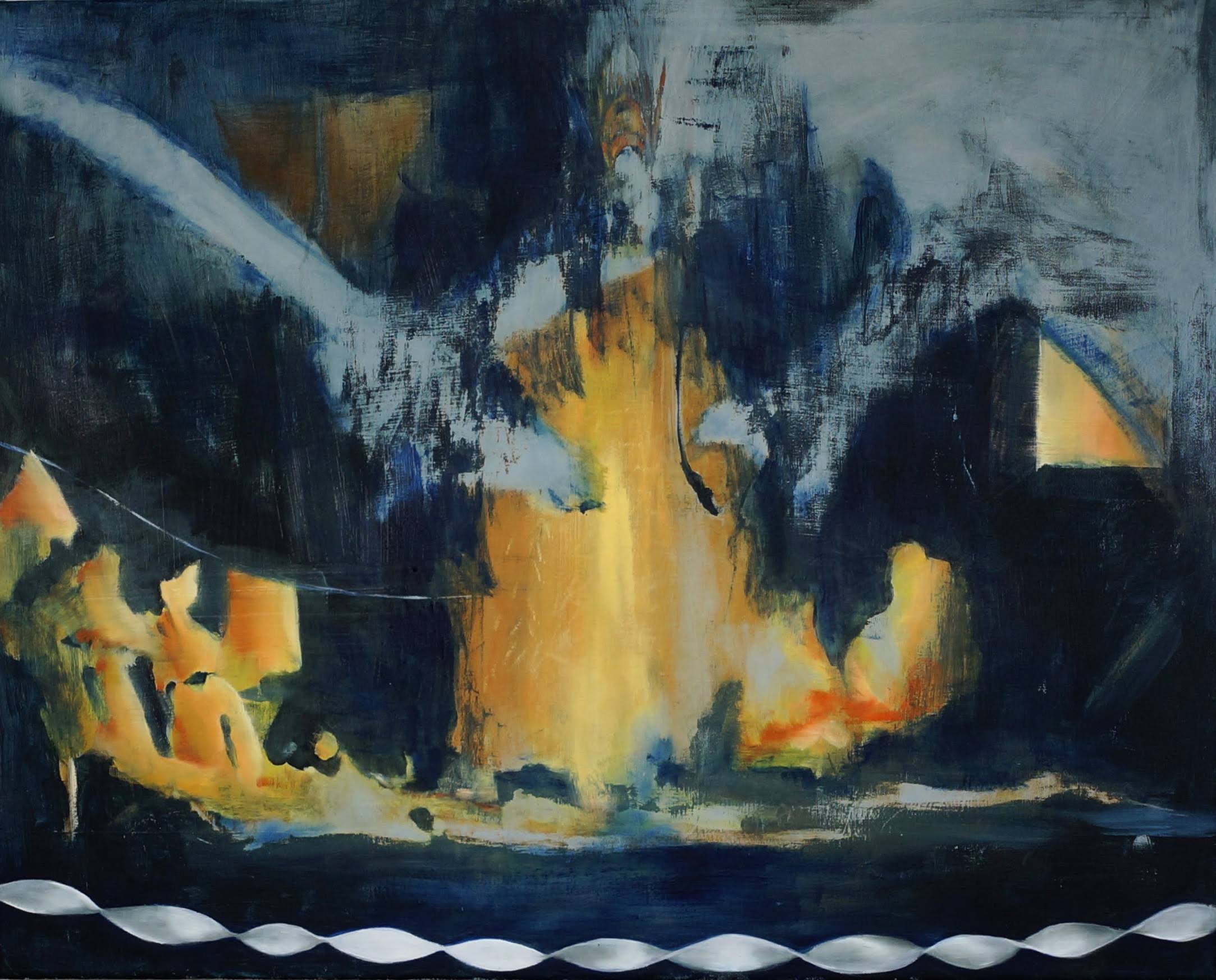 Painting 'CEREMONIALS' - Oil on Canvas Karolina Zglobicka