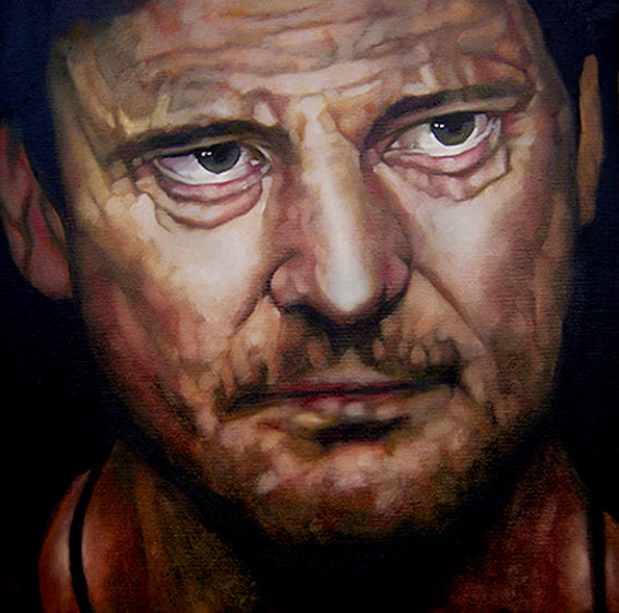 Figurative Oil Painting 'COLIN FIRTH' Jan Bollaert