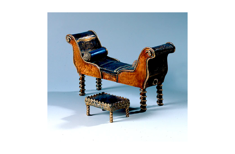 Bronze 'DAY BED - HOMAGE TO MADAME RECAMIER' Leah Poller
