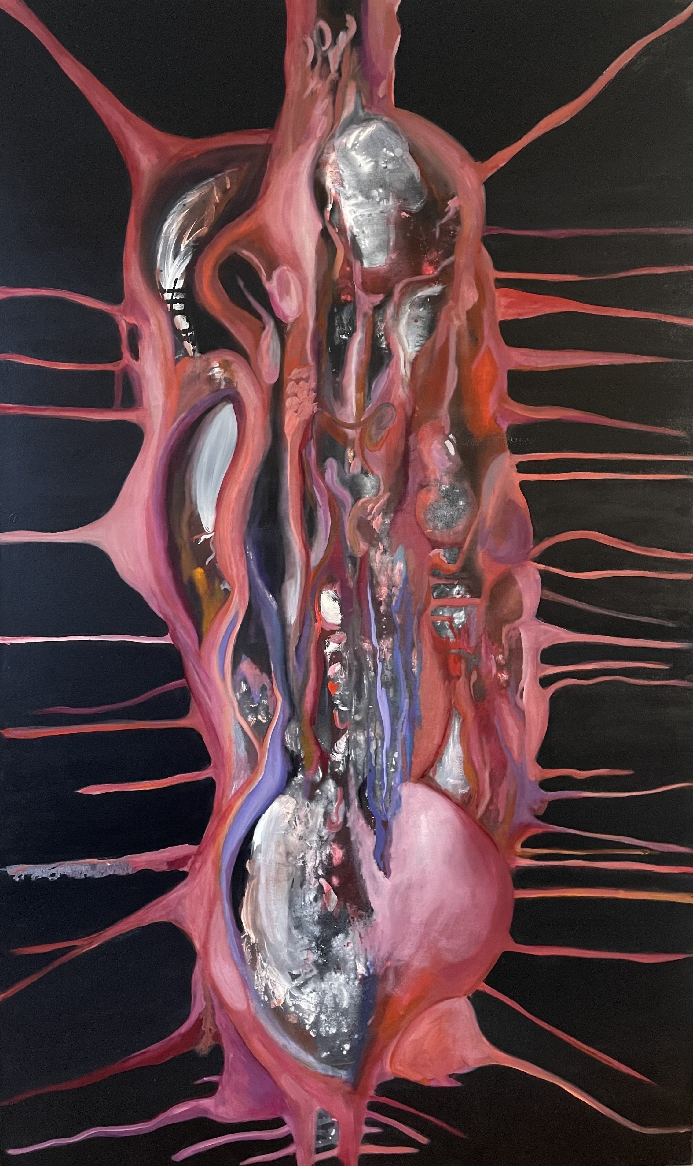 Oil Painting 'Visceral' - Oil on Canvas Dayana Beisenova