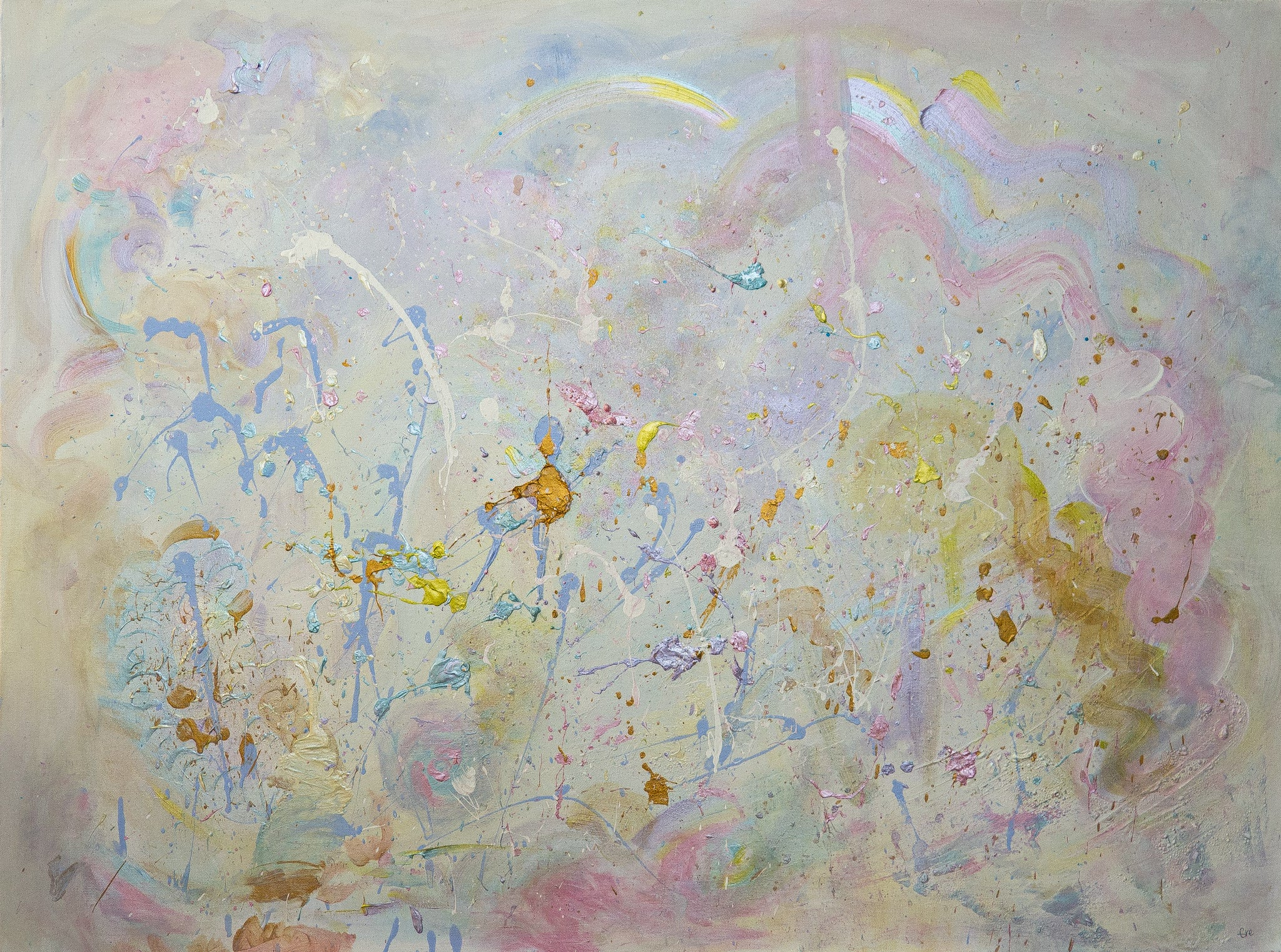 Acrylic Painting 'DAYDREAMING' - Acrylic Painting Grettel Lemus
