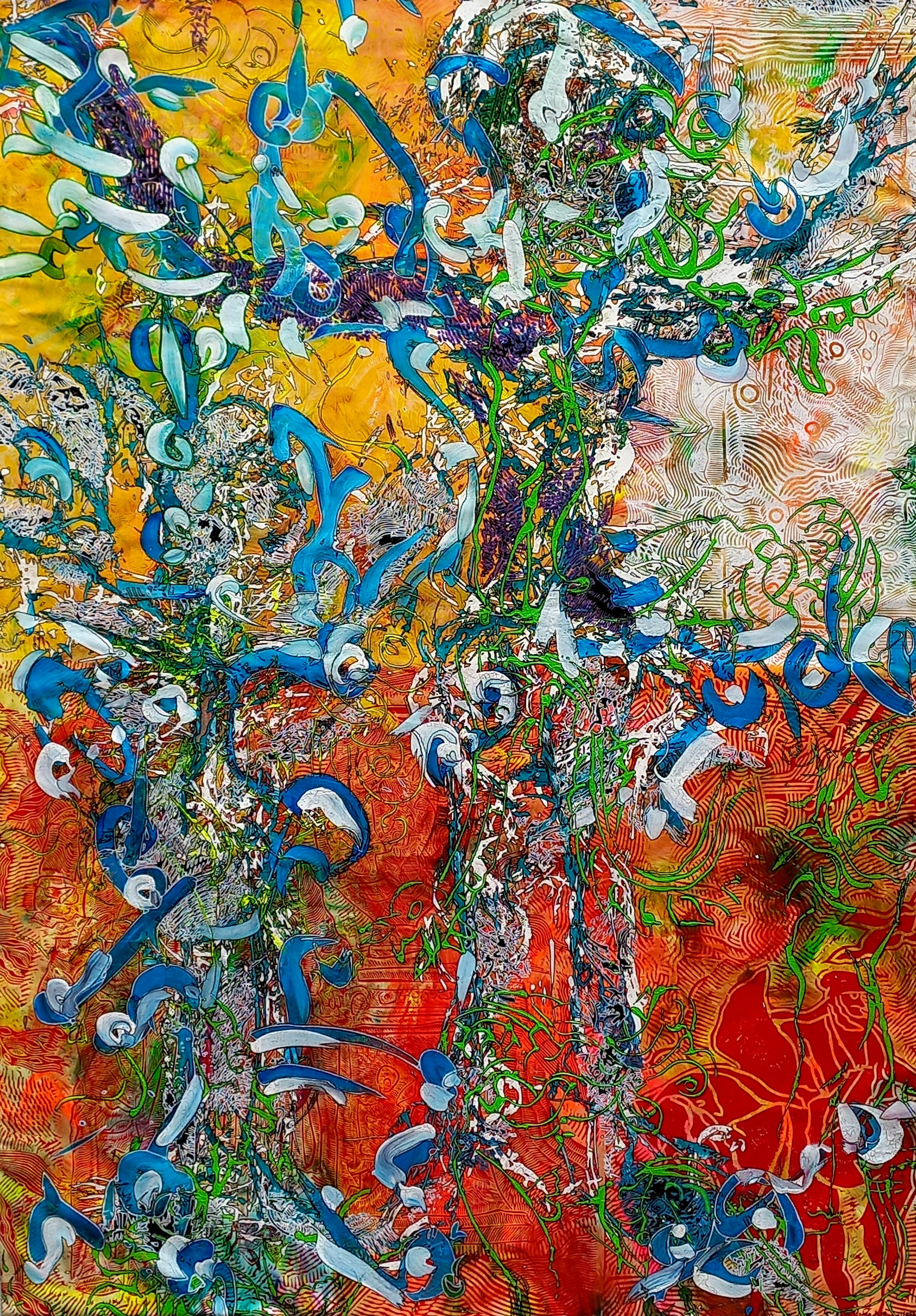 Abstract Art Expressionist FUTURE OF THE HUMAN CLIMATE NICHE Igor Eugen Prokop