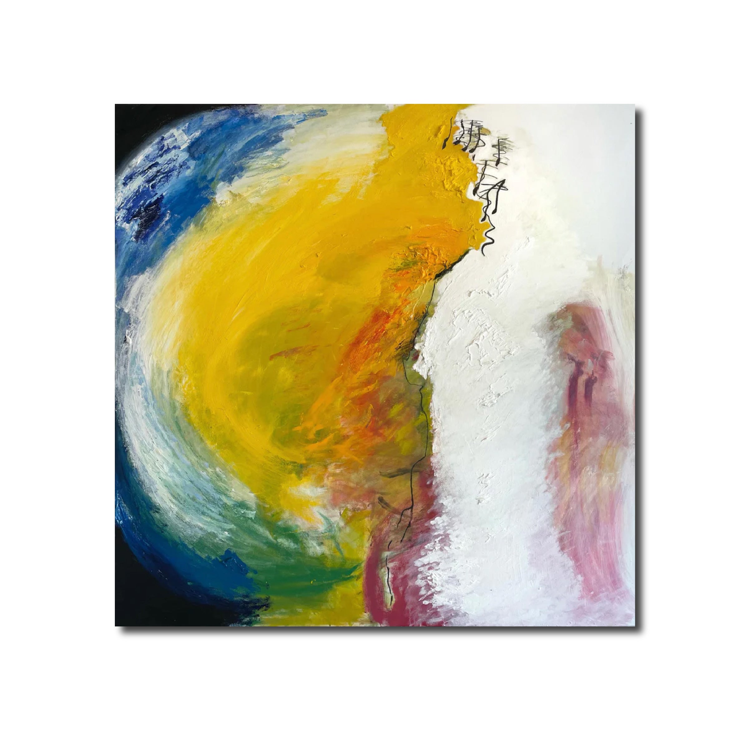 Oil Painting 'HERE COMES THE SUN' - Oil on Canvas Adam Starr