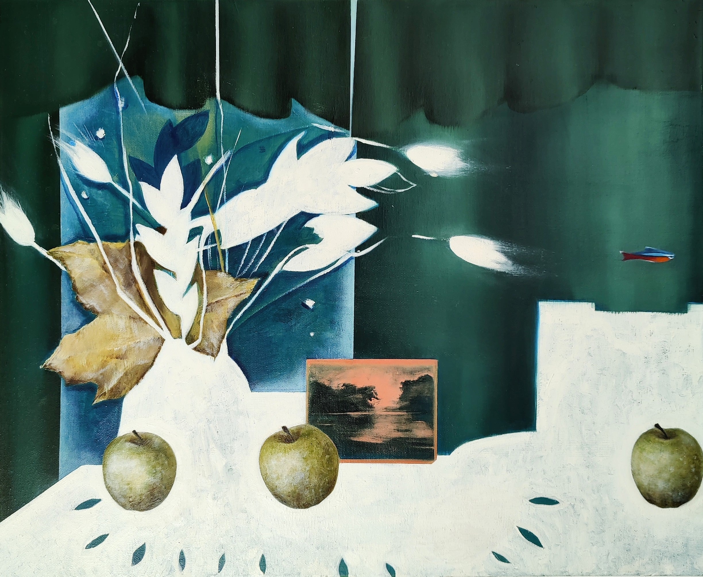 Painting 'EL MITO BUENO' - Oil on Canvas Karolina Zglobicka