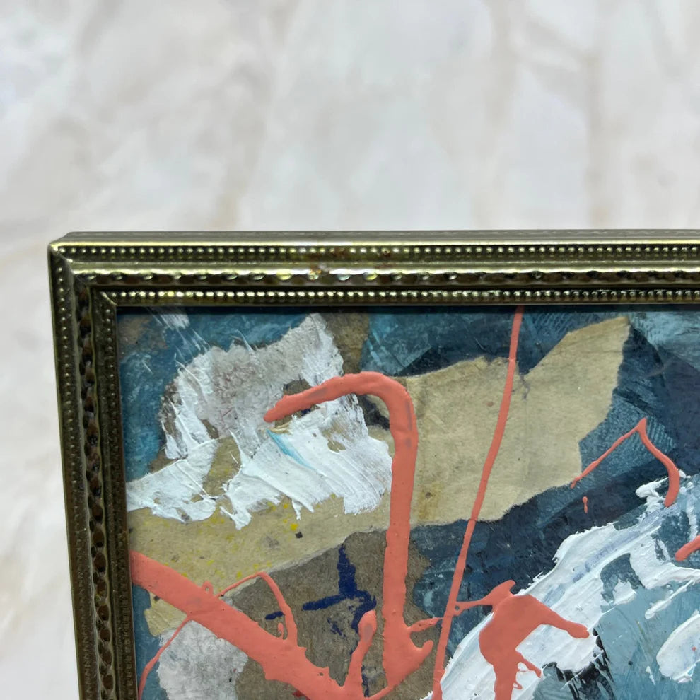 Abstract Mixed Media Painting 'EQUAL AXIS' - Abstract Mixed Media Art Painting Sam Lewis