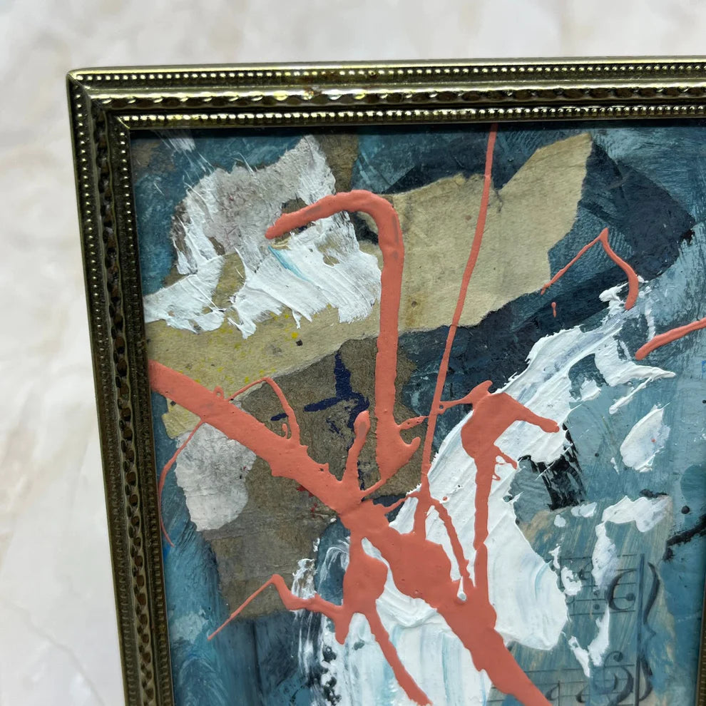 Abstract Mixed Media Painting 'EQUAL AXIS' - Abstract Mixed Media Art Painting Sam Lewis