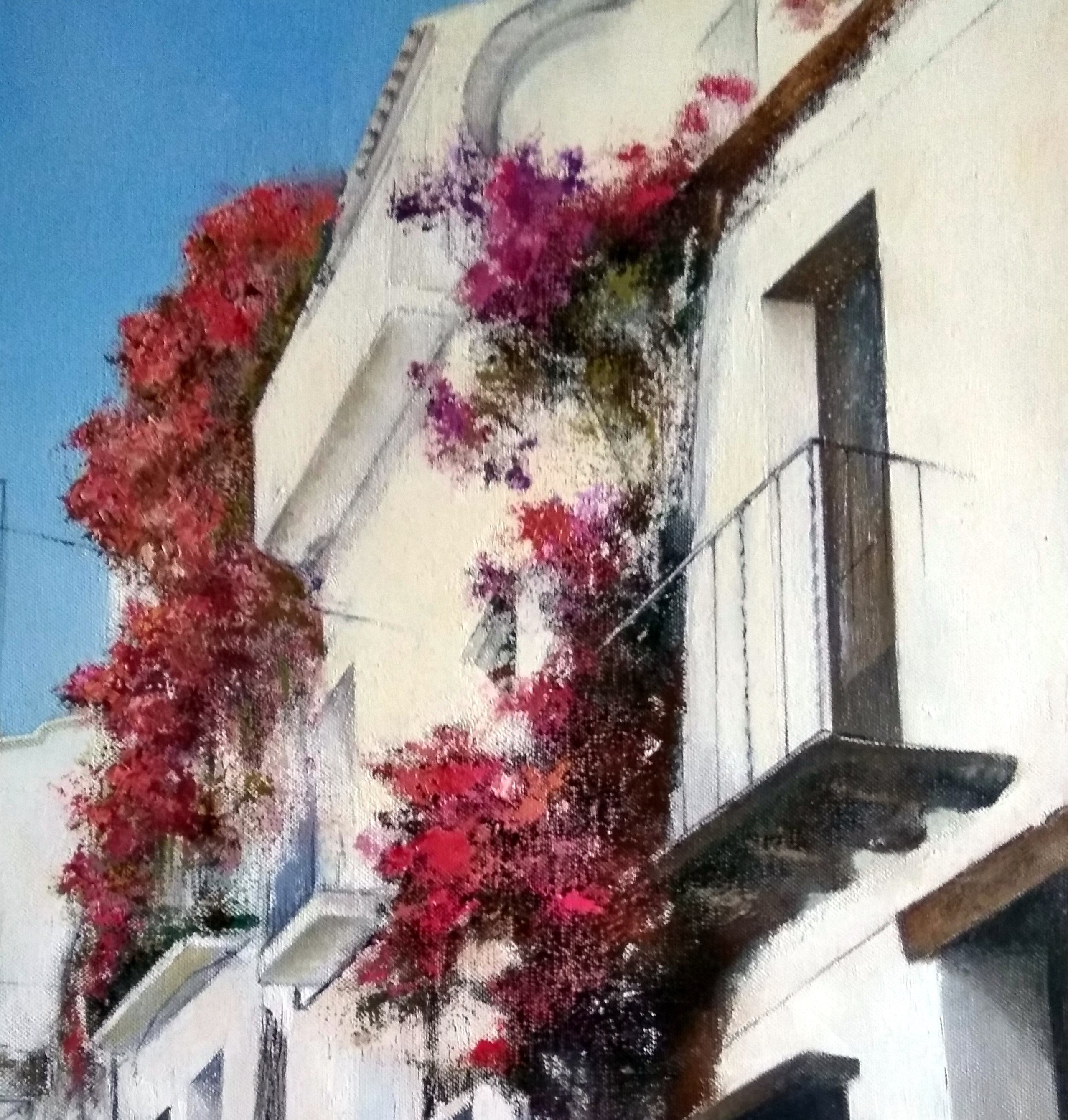 Figurative Oil Painting 'CADAQUÉS- SPAIN' Tomas Castano