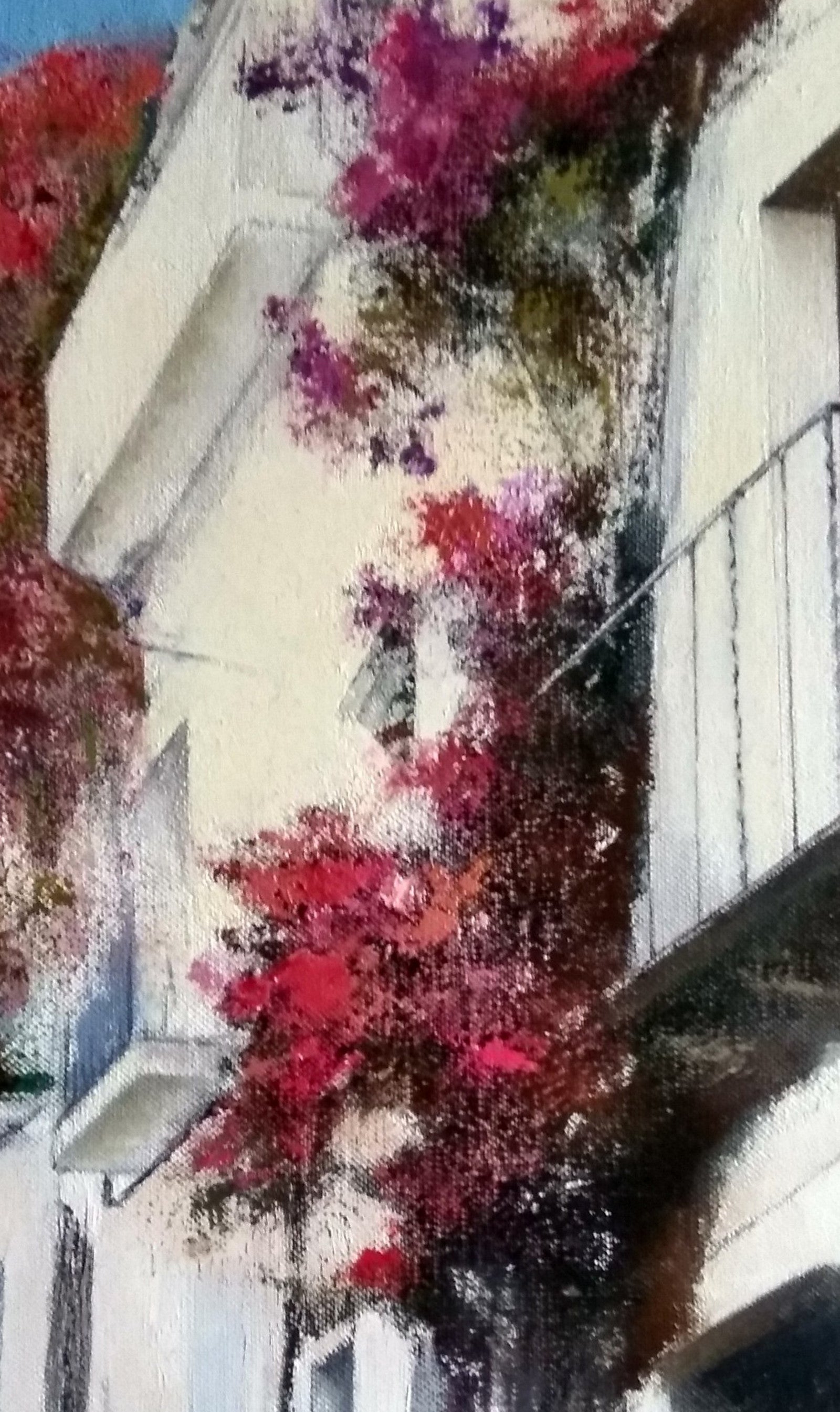 Figurative Oil Painting 'CADAQUÉS- SPAIN' Tomas Castano