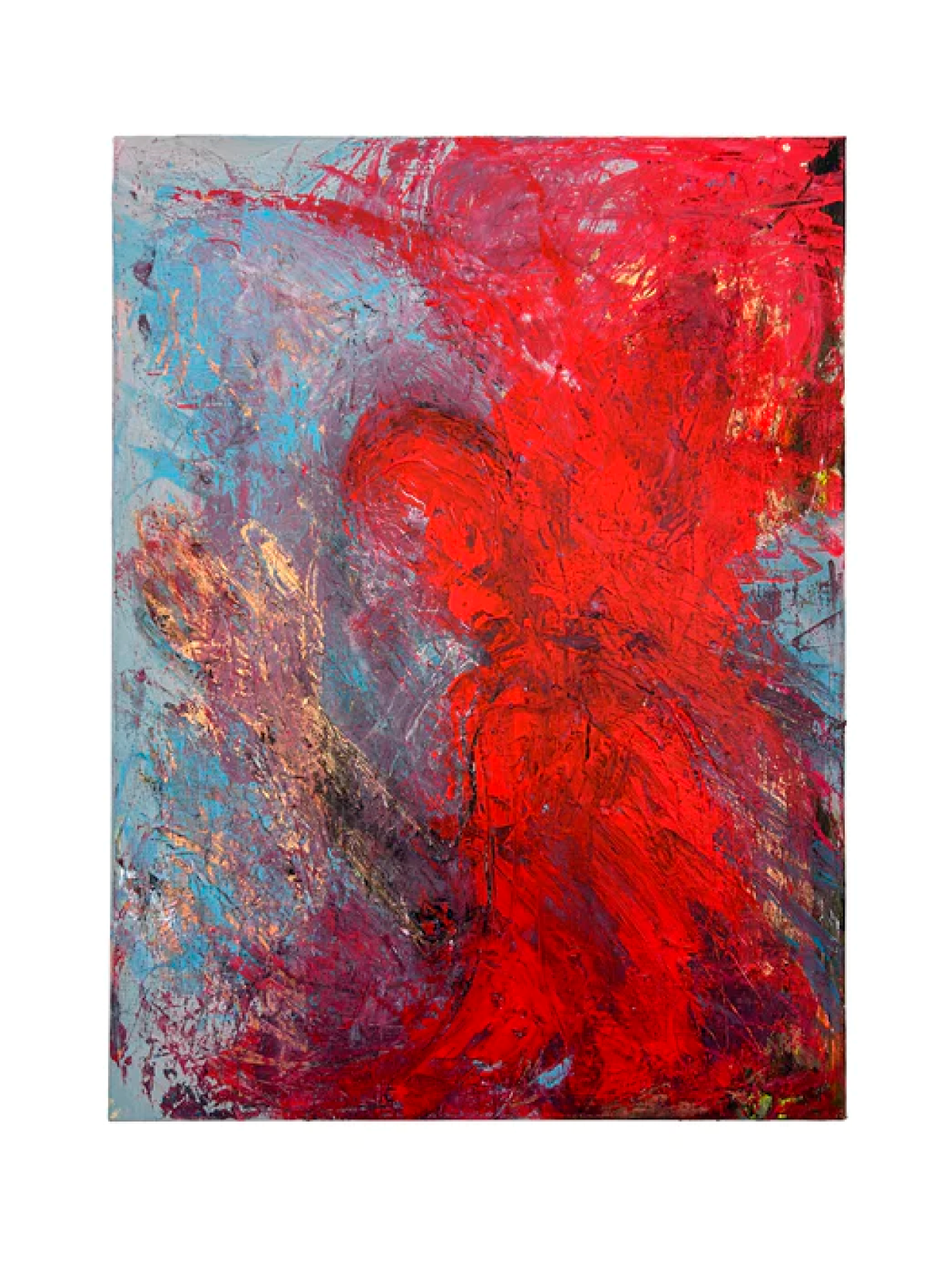 Abstract Acrylic Expressionist Oil Painting 'FALTER' John Waski