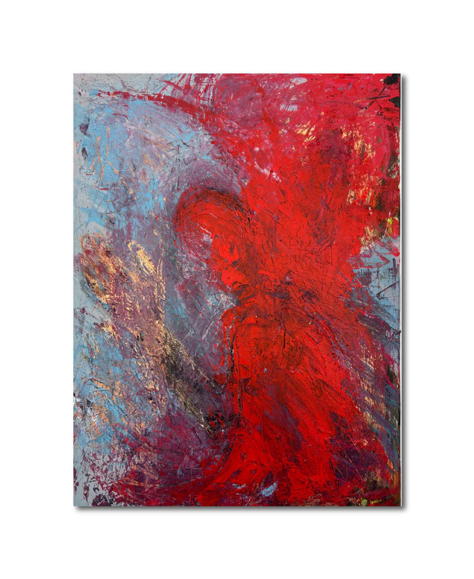 Abstract Acrylic Expressionist Oil Painting 'FALTER' John Waski