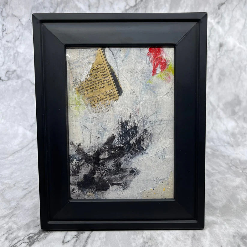 Abstract Mixed Media Painting 'FRANK REMARKS' - Mixed Media Abstract Art Painting Sam Lewis