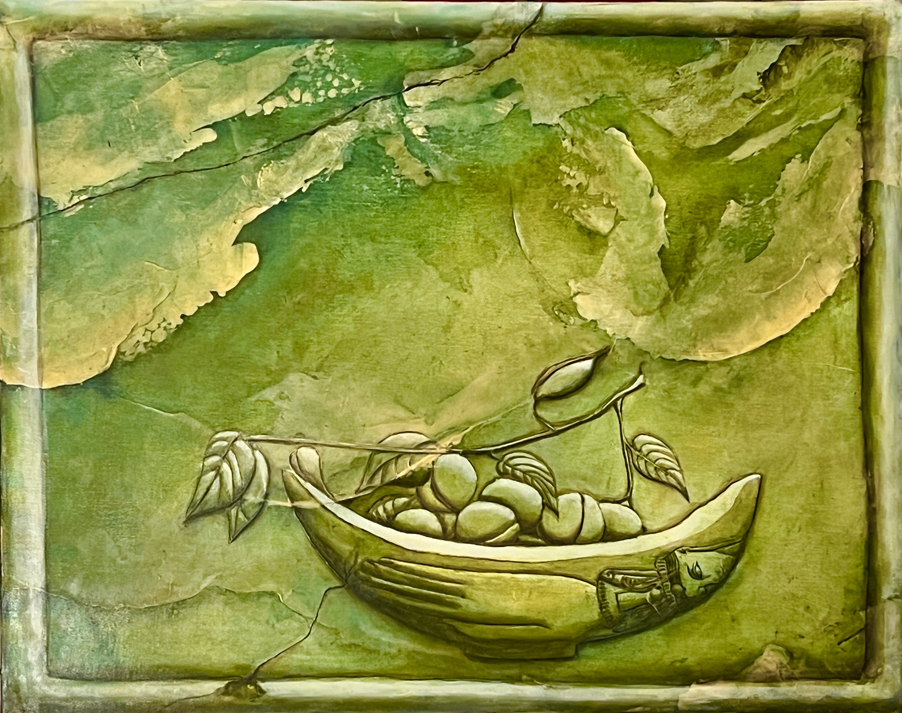 Figurative Oil 'FRUIT BOWL' - Oil on Canvas Laurie Goodhart