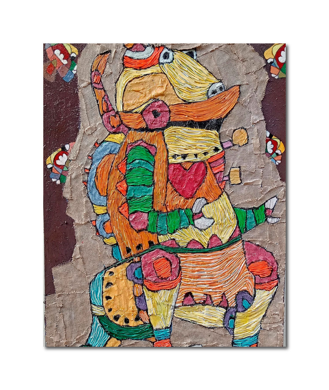 'GET READY TO MOVE' - Mixed Medium on Canvas Antonius Kho