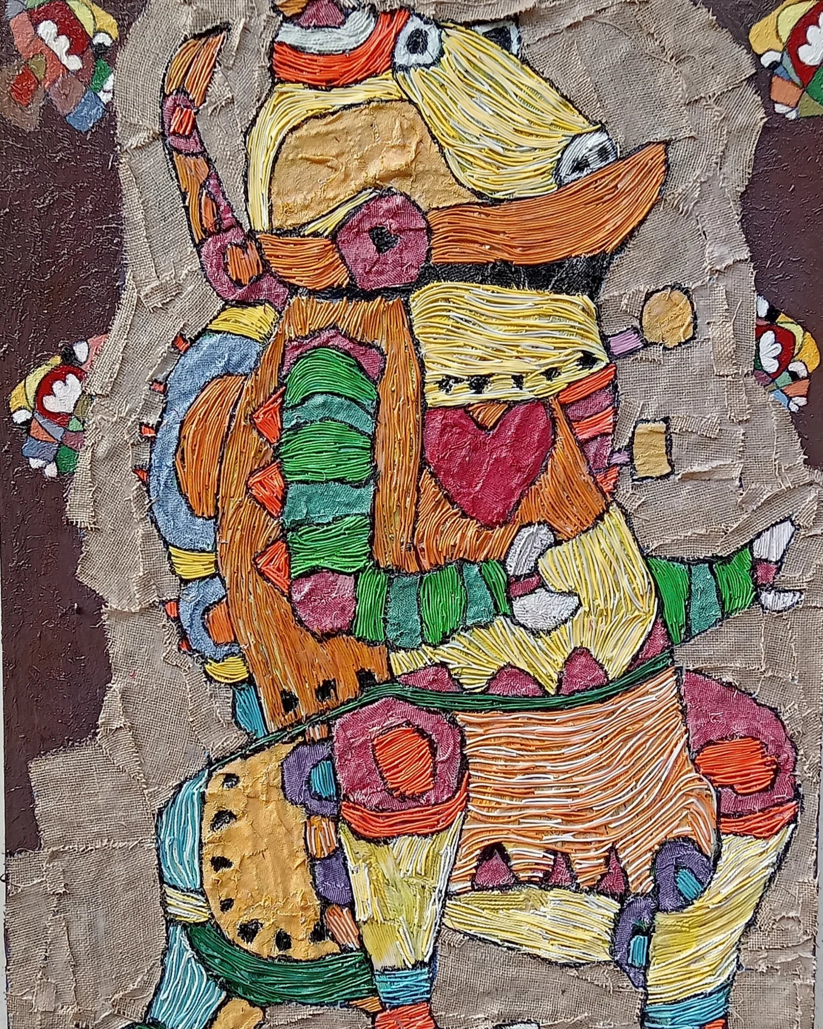'GET READY TO MOVE' - Mixed Medium on Canvas Antonius Kho